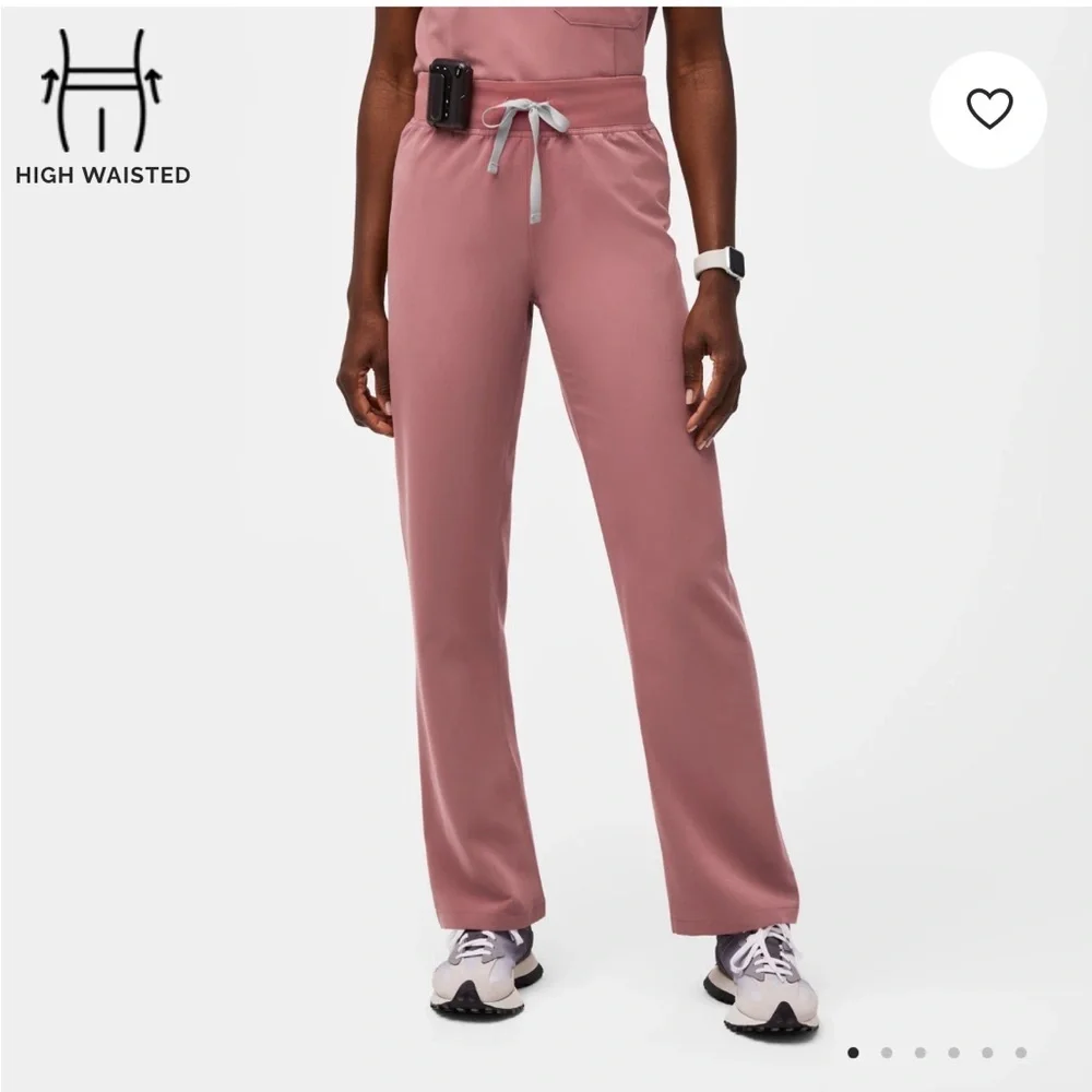 FIGS MAUVE LIVINGSTON SCRUB PANTS WOMENS XL